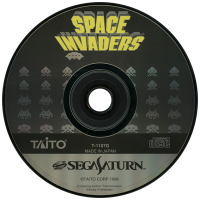 Space Invaders JP Sega Saturn  box art